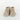 Chausson Bébé Cuir Souple - Dandy Beige pois