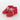 Chausson Bébé Cuir à Franges - Dolmen Rouge - Le Petit Fils du Cordonnier