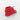 Chausson Bébé Cuir à Franges - Dolmen Rouge - Le Petit Fils du Cordonnier