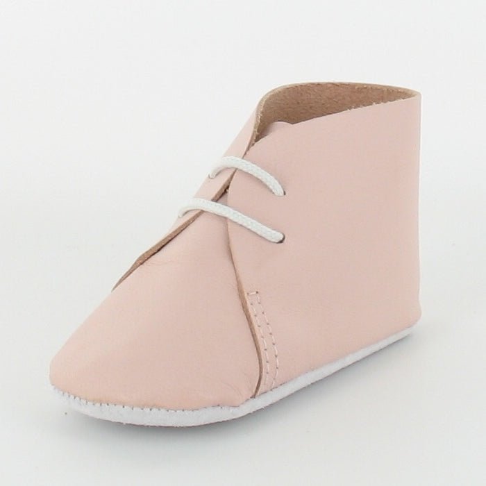 Chausson Bébé Cuir Souple - Dandy Rose – Le Petit Fils du Cordonnier